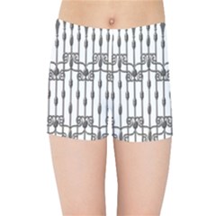 Iron Fence Grey Strong Kids Sports Shorts
