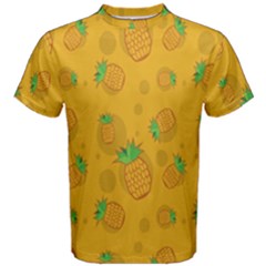 Fruit Pineapple Yellow Green Men s Cotton Tee