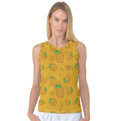 Fruit Pineapple Yellow Green Women s Basketball Tank Top