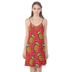 Fruit Pineapple Red Yellow Green Camis Nightgown