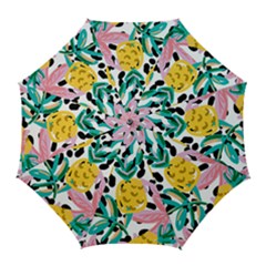 Fruit Pattern Pineapple Leaf Golf Umbrellas