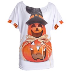 Funny Halloween Pumpkins Women s Oversized Tee by gothicandhalloweenstore