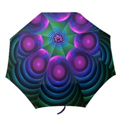 Beautiful Rainbow Marble Fractals In Hyperspace Folding Umbrellas by jayaprime