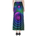 Beautiful Rainbow Marble Fractals in Hyperspace Full Length Maxi Skirt View2