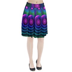 Beautiful Rainbow Marble Fractals in Hyperspace Pleated Skirt