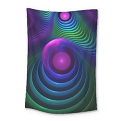 Beautiful Rainbow Marble Fractals in Hyperspace Small Tapestry