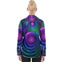 Beautiful Rainbow Marble Fractals in Hyperspace Womens Long Sleeve Shirt View2