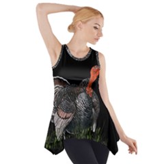 Thanksgiving Turkey Side Drop Tank Tunic by Valentinaart