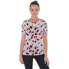 Skulls And Roses Short Sleeve Top