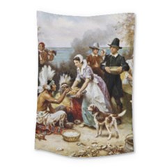 The First Thanksgiving Small Tapestry by Valentinaart