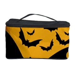 Bats Moon Night Halloween Black Cosmetic Storage Case by Alisyart