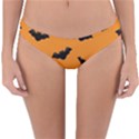 Halloween Bat Animals Night Orange Reversible Hipster Bikini Bottoms View1