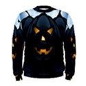 Halloween Pumpkin Dark Face Mask Smile Ghost Night Men s Sweatshirt View1