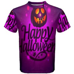 Happy Ghost Halloween Men s Cotton Tee by Alisyart