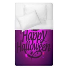 Happy Ghost Halloween Duvet Cover (single Size)