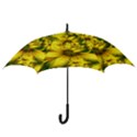 Beautiful Yellow-Green Meadow of Daffodil Flowers Hook Handle Umbrellas (Medium) View3