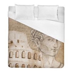 Colosseum Rome Caesar Background Duvet Cover (full/ Double Size) by Celenk