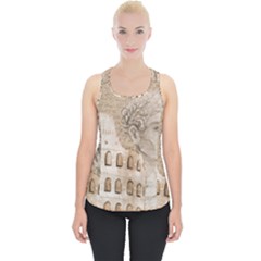 Colosseum Rome Caesar Background Piece Up Tank Top by Celenk