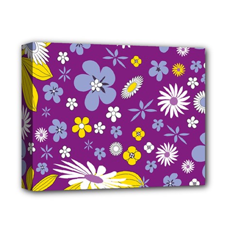 Floral Flowers Deluxe Canvas 14  X 11  by Celenk