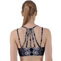 Fractal Filigree Lace Vintage Line Them Up Sports Bra View2