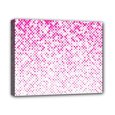 Halftone Dot Background Pattern Canvas 10  X 8  by Celenk