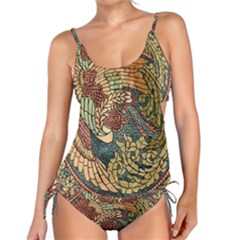 Wings Feathers Cubism Mosaic Tankini Set by Celenk