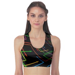 Arrows Direction Opposed To Next Sports Bra