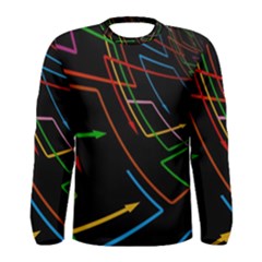 Arrows Direction Opposed To Next Men s Long Sleeve Tee