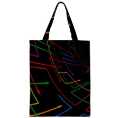 Arrows Direction Opposed To Next Zipper Classic Tote Bag