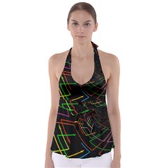 Arrows Direction Opposed To Next Babydoll Tankini Top