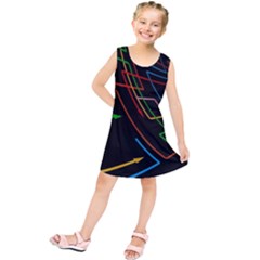 Arrows Direction Opposed To Next Kids  Tunic Dress