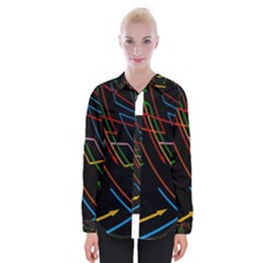 Arrows Direction Opposed To Next Womens Long Sleeve Shirt