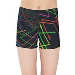 Arrows Direction Opposed To Next Kids Sports Shorts