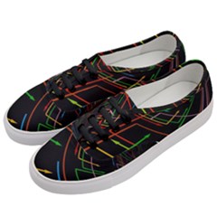 Arrows Direction Opposed To Next Women s Classic Low Top Sneakers