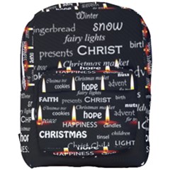 Candles Christmas Advent Light Full Print Backpack by Celenk