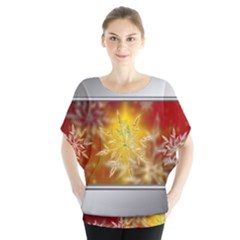 Christmas Candles Christmas Card Blouse