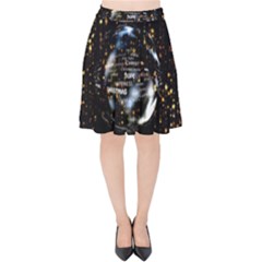 Christmas Star Ball Velvet High Waist Skirt