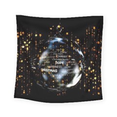 Christmas Star Ball Square Tapestry (Small)