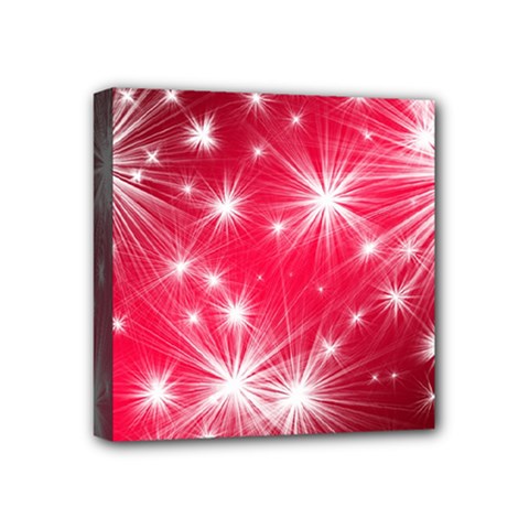Christmas Star Advent Background Mini Canvas 4  X 4  by Celenk