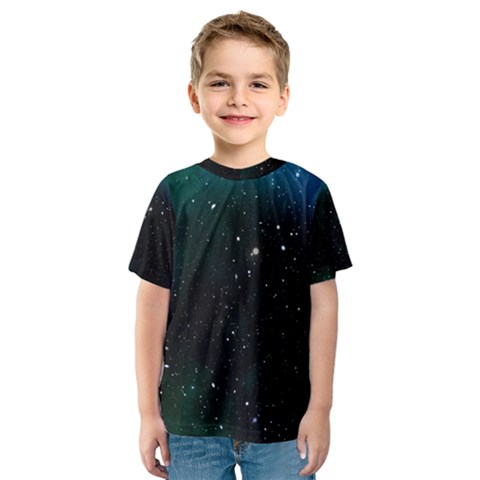 Galaxy Space Universe Astronautics Kids  Sport Mesh Tee by Celenk