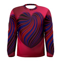 Heart Love Luck Abstract Men s Long Sleeve Tee by Celenk