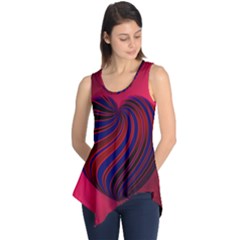 Heart Love Luck Abstract Sleeveless Tunic