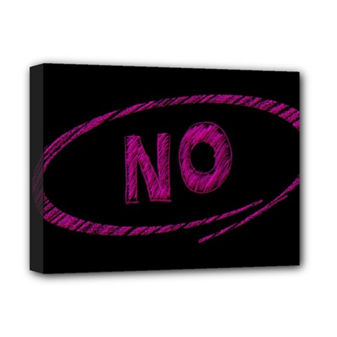 No Cancellation Rejection Deluxe Canvas 16  X 12   by Celenk