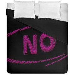 No Cancellation Rejection Duvet Cover Double Side (california King Size) by Celenk
