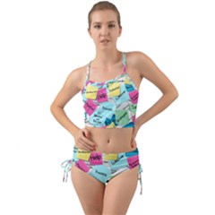 Stickies Post It List Business Mini Tank Bikini Set by Celenk