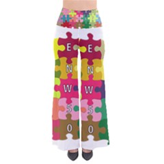 Puzzle Part Letters Abc Education Pants by Celenk