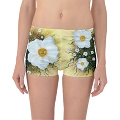 Summer Anemone Sylvestris Reversible Boyleg Bikini Bottoms by Celenk