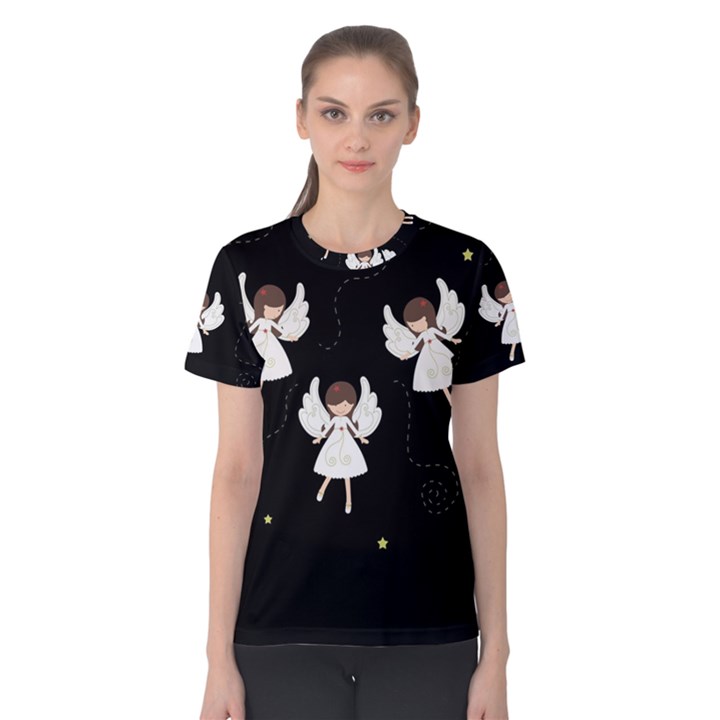 Christmas angels  Women s Cotton Tee