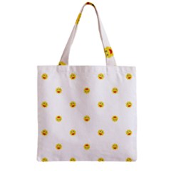 Happy Sun Motif Kids Seamless Pattern Zipper Grocery Tote Bag by dflcprintsclothing