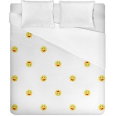 Happy Sun Motif Kids Seamless Pattern Duvet Cover (california King Size) by dflcprintsclothing